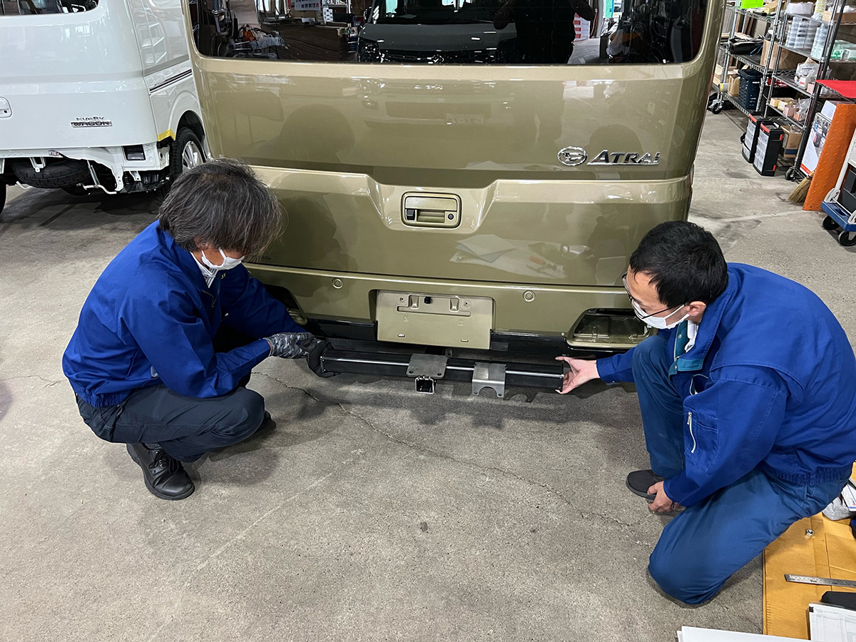 新型アトレー用ヒッチメンバ